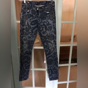 Citizens of Humanity Avedon Paisley Jeans Size 27 skinny low rise